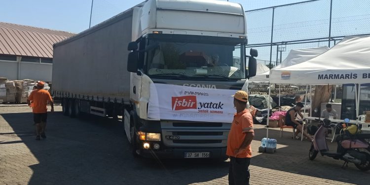 İşbir Yatak’tan afet bölgesine destek